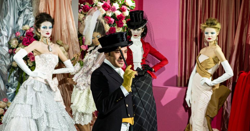 'Galliano's reputational makeover should be easy': the designer, pictured at his Dior couture show