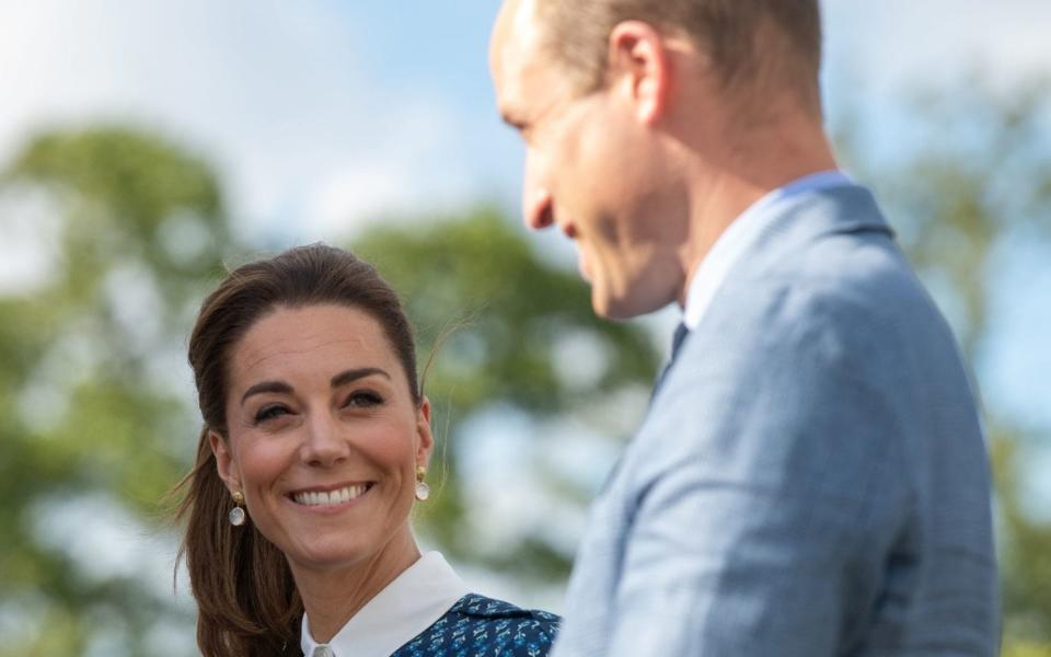 The Duke and Duchess of Cambridge during their visit to Queen Elizabeth Hospital in King's Lynn - PA