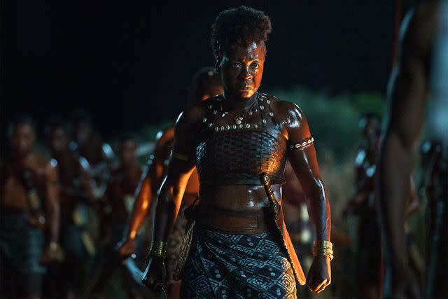 Ilze Kitshoff/TriStar Pictures Viola Davis in 'The Woman King'