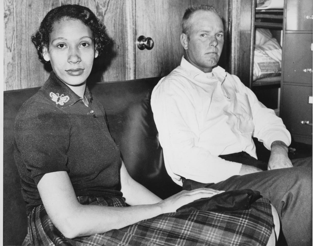 FILE - Mildred Loving and her husband Richard P Loving are seen on Jan. 26, 1965. (AP Photo)