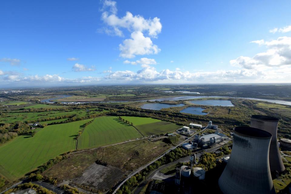 Photos from the top of Fiddlers Ferry show stunning views of Warrington. Pictures: Dave Gillespie