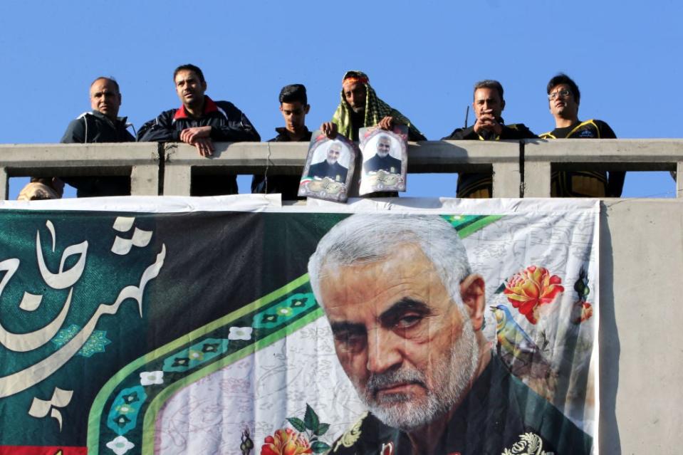 Major-General Qassem Soleimani was seen as a national hero to some in Iran before he was assassinated by the US this past January. (AFP via Getty Images)