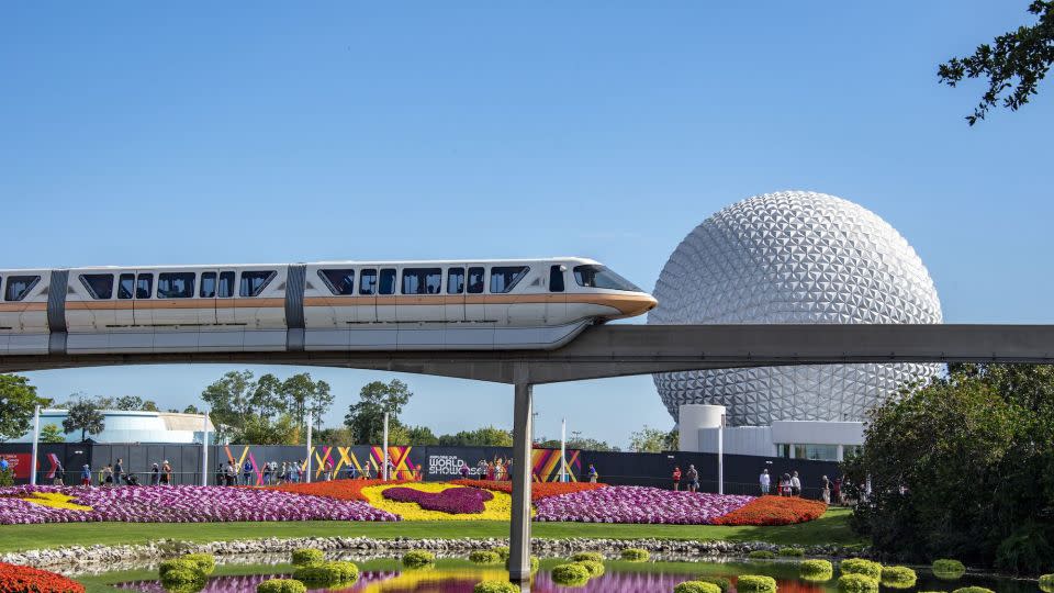 The still-futuristic monorail makes another run the EPCOT, one of the four major theme parks at Walt Disney World Resort. Yearly pass prices are rising up to 10% at Walt Disney World in Florida. - Joseph Prezioso/Andadolu Agency/Getty Images
