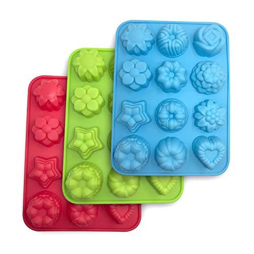 8) SourceTon Silicone Muffin Pan, Set of 3