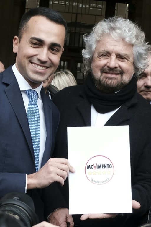 Luigi Di Maio and Five Star Movement's founder Beppe Grillo have worked together for years