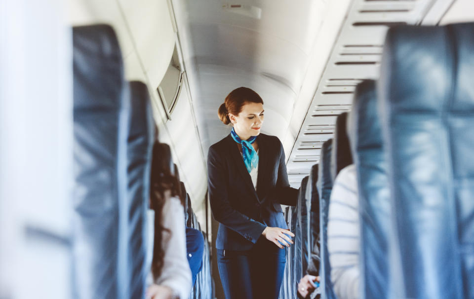 Members of the cabin crew perform are also likely to perform a second head count before take off [Photo: Getty]