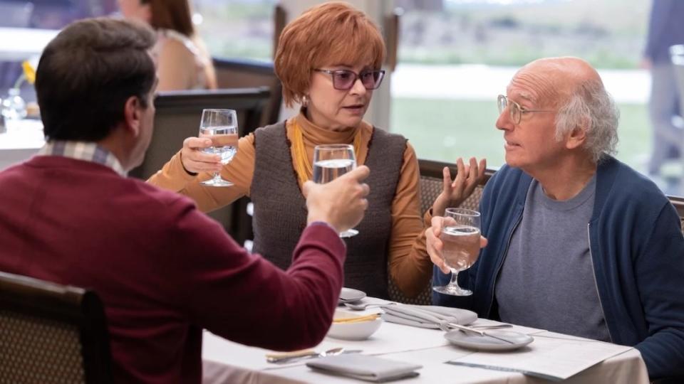 Larry David and Tracey Ullman in “Curb Your Enthusiasm” Season 12 (John Johnson/HBO)