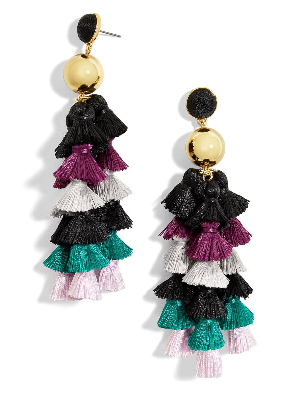 <p><strong>Buy It! </strong>Earrings, $52; <span>baublebar.com</span> </p>