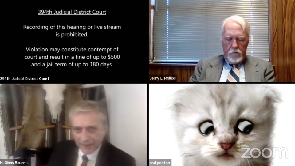 YouTube/394th District Court of Texas - Live Stream