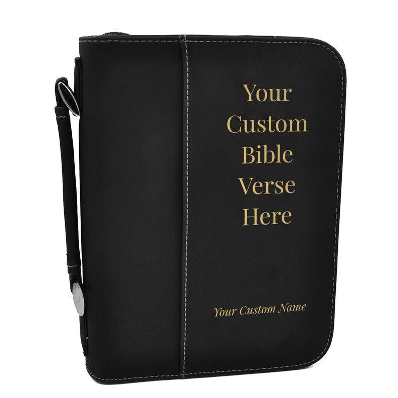 Customized Scripture Engraved Bible Cover