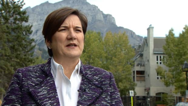 Karen Sorensen, who has served as mayor of Banff since 2010, has been appointed to represent Alberta in the Senate. (CBC - image credit)