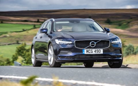 The Volvo V90, one of the affected models - Credit: Volvo