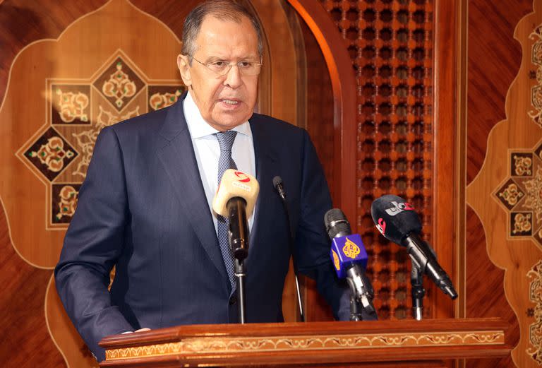 Sergei Lavrov (Foto - Archivo MOHAMMED MAHJOUB / AFP)