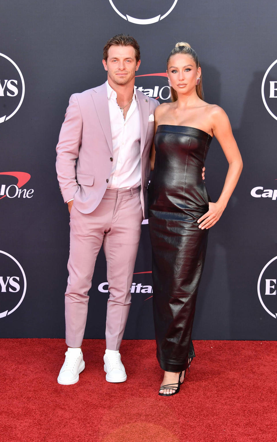 Braxton Berrios and Alix Earle  (ABC / Getty Images)
