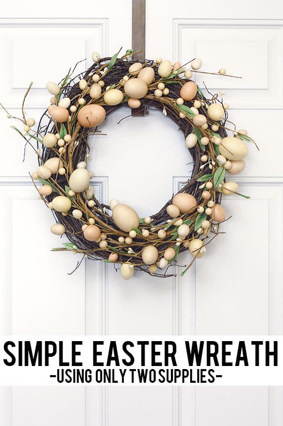 Easy Egg Wreath