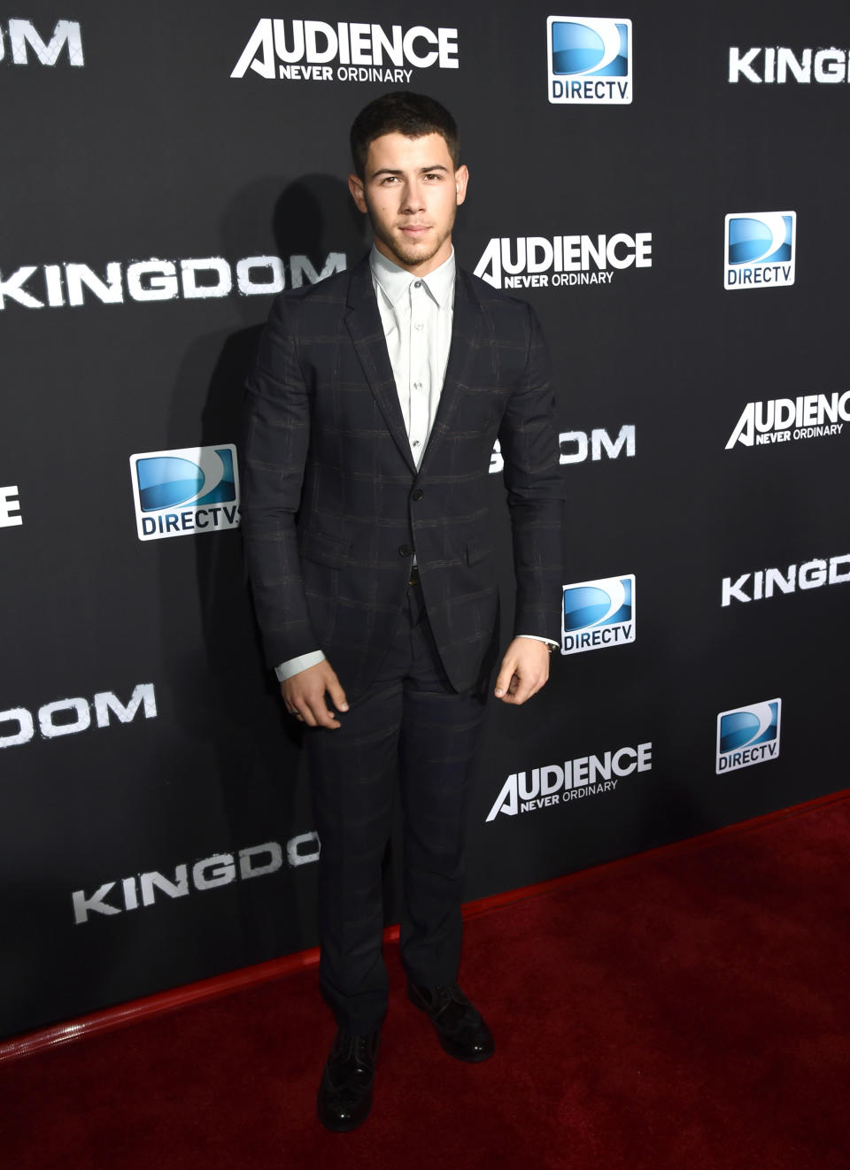 VENICE, CA - OCTOBER 01:  Actor Nick Jonas attends the Premiere Event for DIRECTV's KINGDOM on October 1, 2014 in Venice, California.  (Photo by Michael Buckner/Getty Images  for DIRECTV)