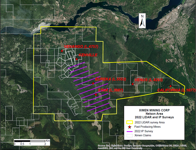 Ximen Mining Corp., Tuesday, December 6, 2022, Press release picture