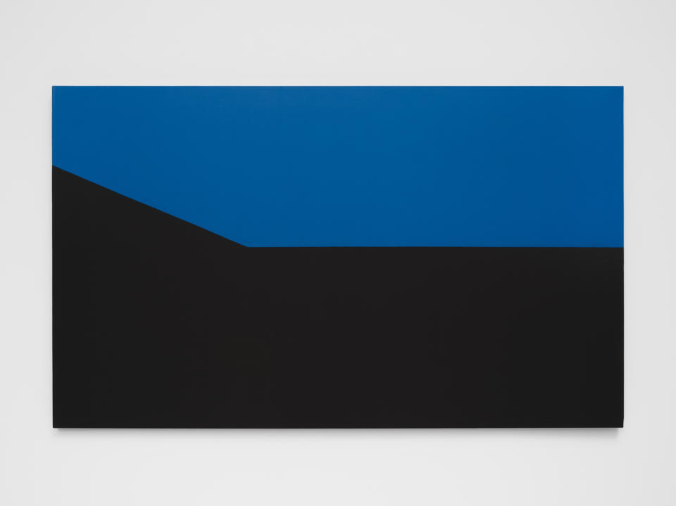 Carmen Herrera - Painting - Blue Monday - Lisson Gallery