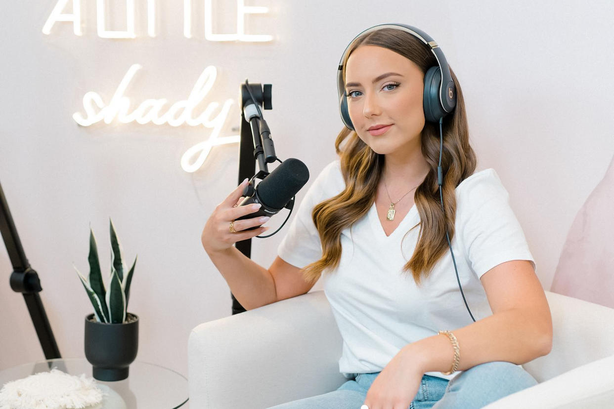 hallie-mathers-a-little-shady-podcast - Credit: Instagram/Hailie Mathers
