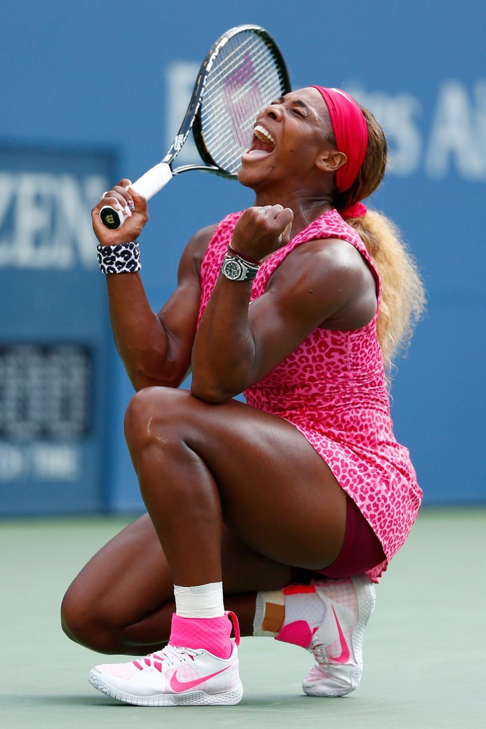 Serena Williams wearing NikeCourt Flare at the 2014 US Open (Getty Images)