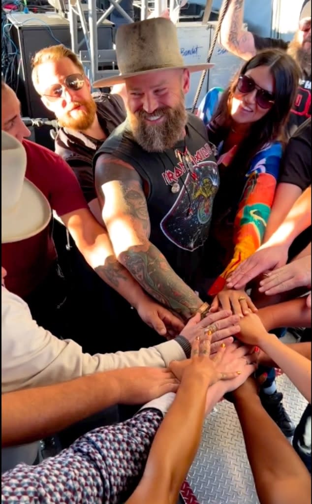 <p>Zac and Kelly kept their relationship out of the spotlight, but in July 2022 she was seen with the <strong>Zac Brown Band</strong> celebrating <a href="https://www.instagram.com/reel/Cgrd7C5D_tw" rel="nofollow noopener" target="_blank" data-ylk="slk:the country singer’s birthday;elm:context_link;itc:0;sec:content-canvas" class="link ">the country singer’s birthday</a>. The clip also teased a new step in their romance as Kelly appeared to have a ring on <em>that</em> finger.</p>