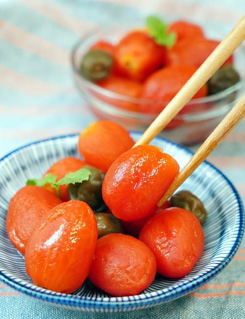 食譜｜冰釀梅汁番茄