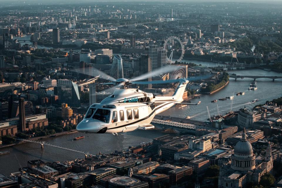 Six minutes: the helicopter shuttle from Biggin Hill to Battersea heliport (Biggin Hill airport)