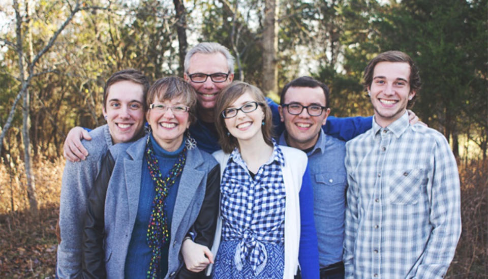 Phyllis, second from left, with her family. Source: GoFundMe/Phyllisdementiafund