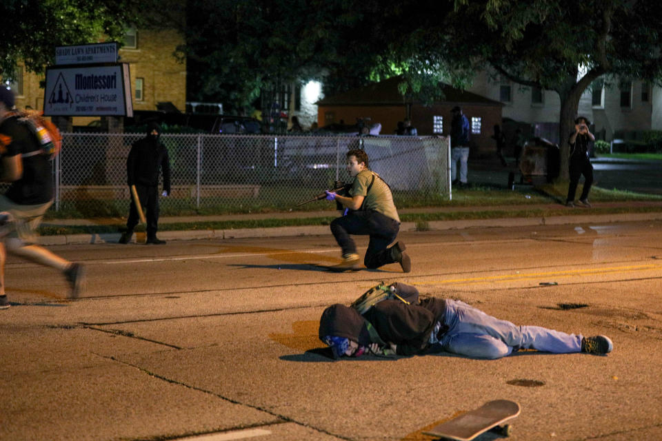 IMAGE: Protests in Wisconsin after Kenosha shooting (Tayfun Coskun / Anadolu Agency via Getty Images)