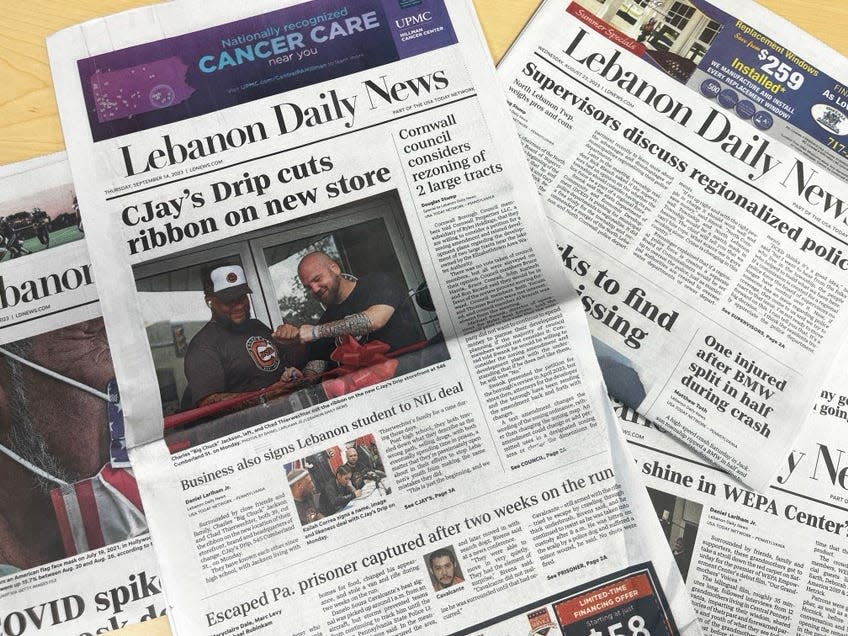 Starting Monday, Oct. 30, the U.S. Postal Service will be delivering the Lebanon Daily News.