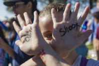 <p>Westglades Middle School, Parkland, Fla. (Matias J. Ocner/Miami Herald via AP) </p>