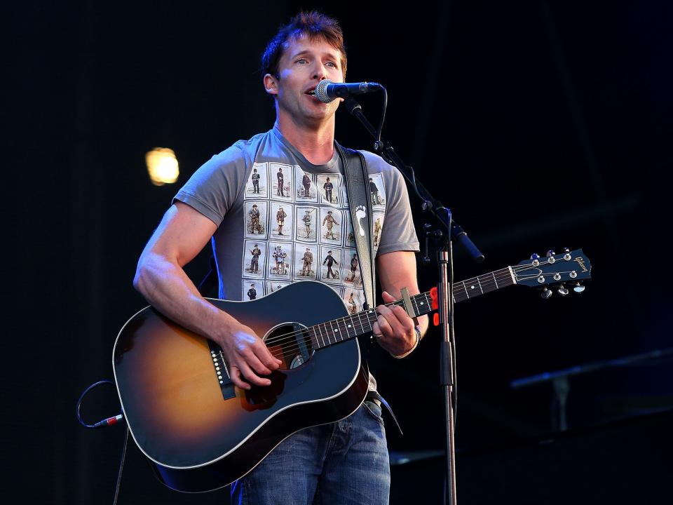 James Blunt's debut album Back to Bedlam shot him to fame in 2004: Getty Images