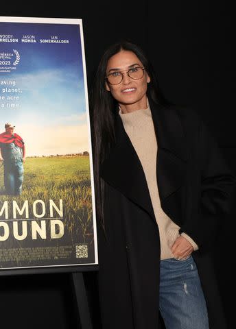 <p>Chelsea Lauren/Shutterstock</p> Demi Moore at a <em>Common Ground</em> screening in Los Angeles on Dec. 11, 2023