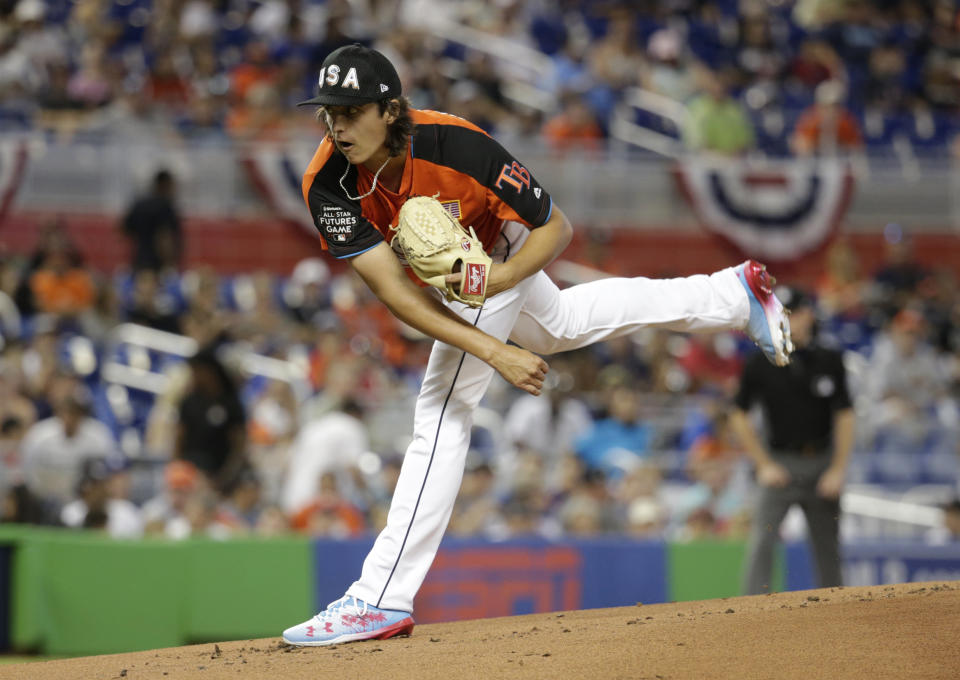 Brent Honeywell will have Tommy John surgery to repair a torn UCL, pushing back his major league debut until at least 2019. (AP Photo)