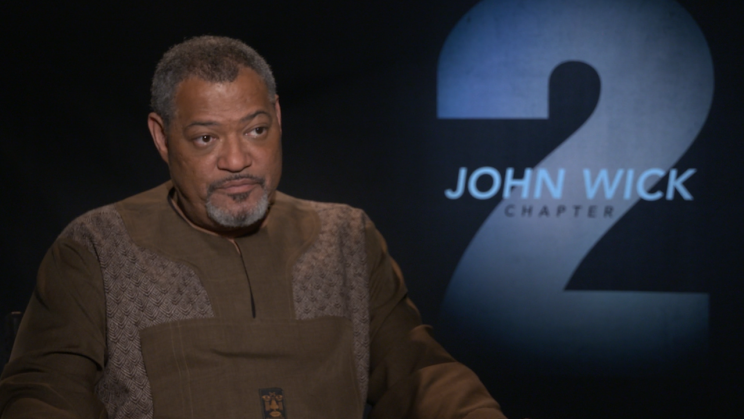 Laurence Fishburne shared his thoughts on this year’s Academy Award nominations. (Photo: Yahoo Movies)