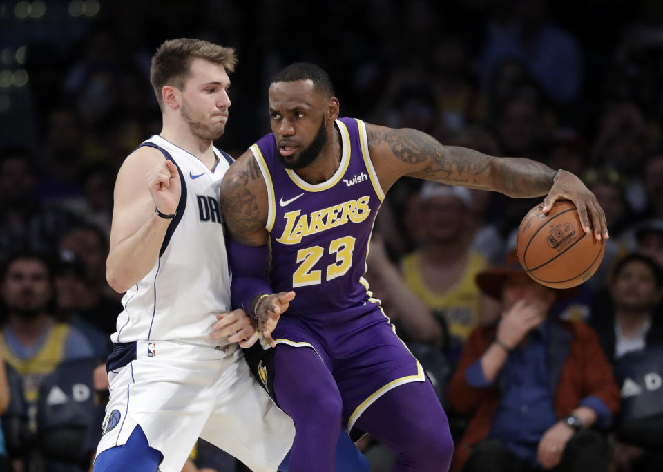 Luka Doncic and LeBron James will face off on Christmas Day.