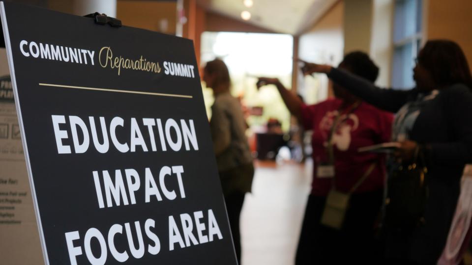 Scenes from the Oct. 7 Community Reparations Summit.