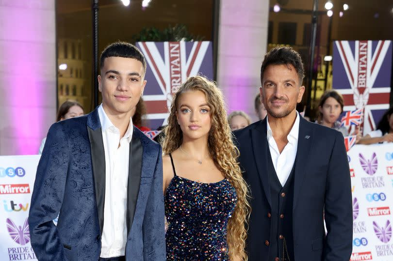 Junior Andre, Princess Andre and Peter Andre