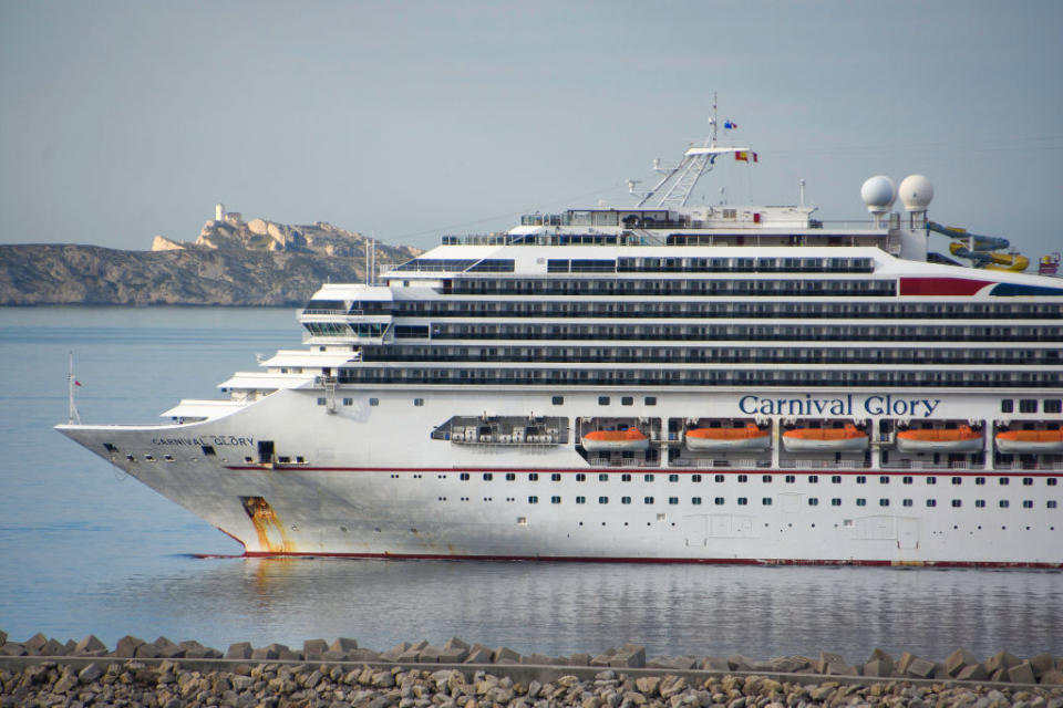 The Carnival Glory cruise ship