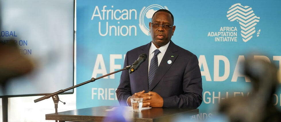 Le sommet qui s'est tenu lundi 5 septembre à Rotterdam a réuni l'Union africaine, actuellement présidée par le président sénégalais Macky Sall, et le Fonds monétaire international et s'est focalisé sur l'aide à fournir à l'Afrique face au changement climatique dans le but de lever une capitalisation de 250 millions de dollars.  - Credit:ANP MAG / ANP via AFP