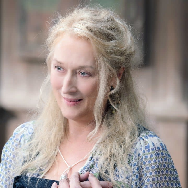 Closeup of Meryl Streep