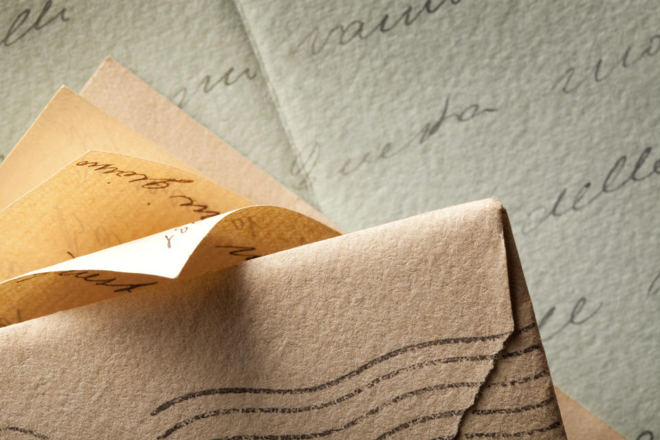 Old letters with envelopes.Similar photographs from my portfolio: