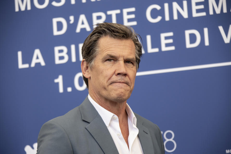 Josh Brolin poses for photographers at the photo call for the film 'Dune' during the 78th edition of the Venice Film Festival in Venice, Italy, Friday, Sep, 3, 2021. (Photo by Joel C Ryan/Invision/AP)