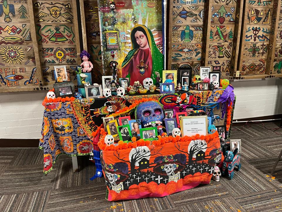 Colorful altars, erected to welcome and honor the spirit of the deceased, were on display at the 11th annual Dìa de los Muertos celebration and fundraiser on Nov. 4, 2023