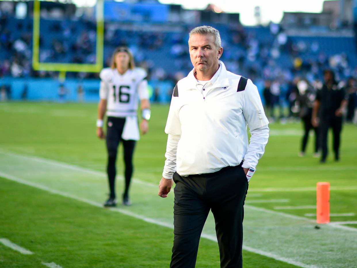 Urban Meyer has been fired by the Jacksonville Jaguars. (Steve Roberts-USA TODAY Sports)