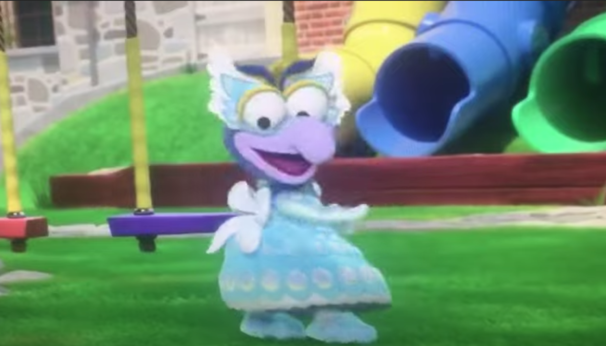 Gonzo se transforma en princesa en Los Muppet Babies (captura de pantalla: YouTube)