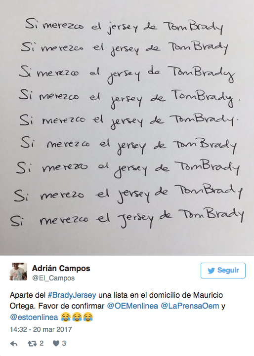 Así reaccionaron las redes al robo del jersey de Tom Brady