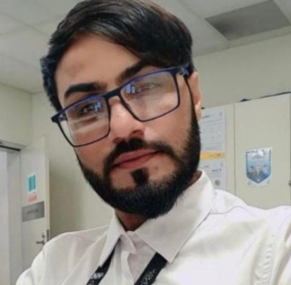 Security guard Faraz Tahir had been living in Sydney for less than a year when he was killed (Australian Pakistani National Association)