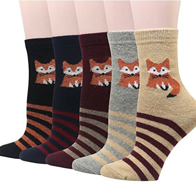 cosyworld fox print socks