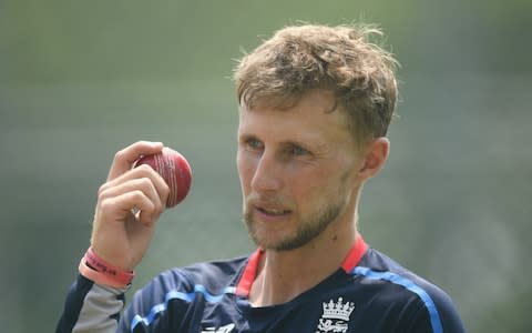 England captain Joe Root in action during England nets at Pallekelle Stadium - Credit: Stu Forster/Getty Images